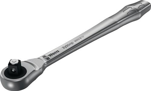 Wera 8003 B Zyklop Metal-Knarre mit Durchsteckvierkant mit 3/8"-Antrieb - 004033