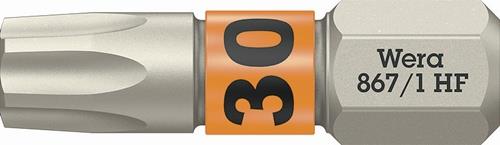 Bit 867 TORX® HF 1/4 Zoll TX 30 L.25mm m.Farbleitsystem WERA