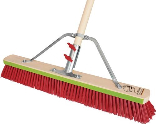 Besen LM Bulldozer Elastonborsten,HO L.600mm m.Stielhalter PEGGY PERFECT