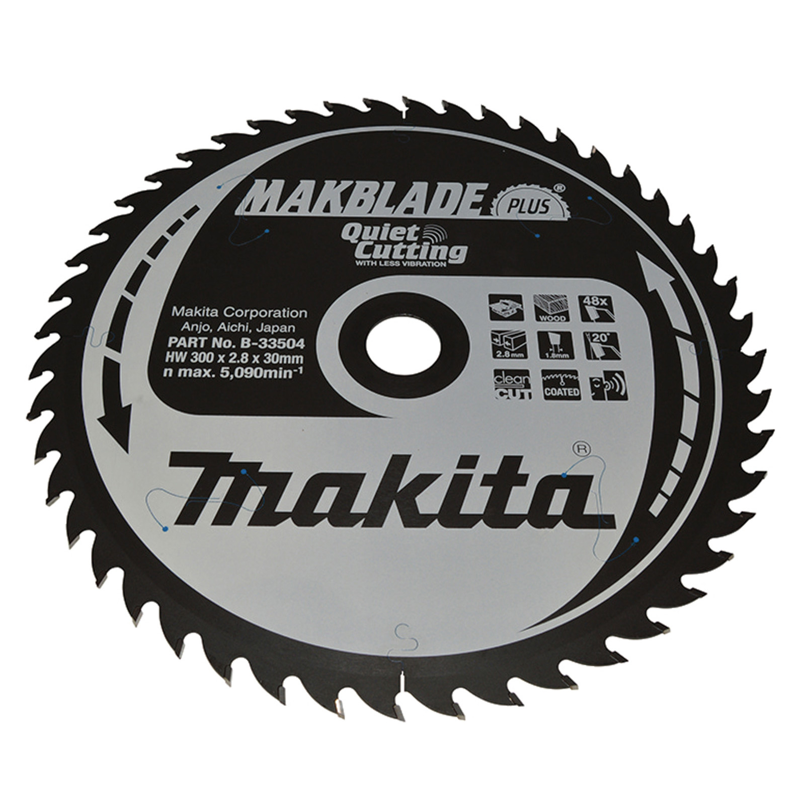 Makita MAKBLADE+ Sägeblatt 300x30x48Z - B-33504