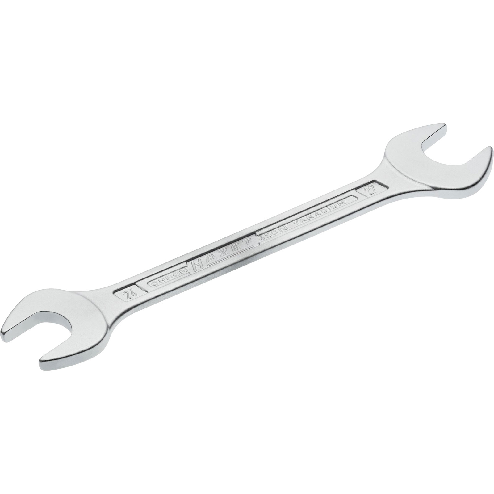 Hazet Doppelmaulschlüssel 450N 24x27mm L.269mm verchr - 450N-24X27