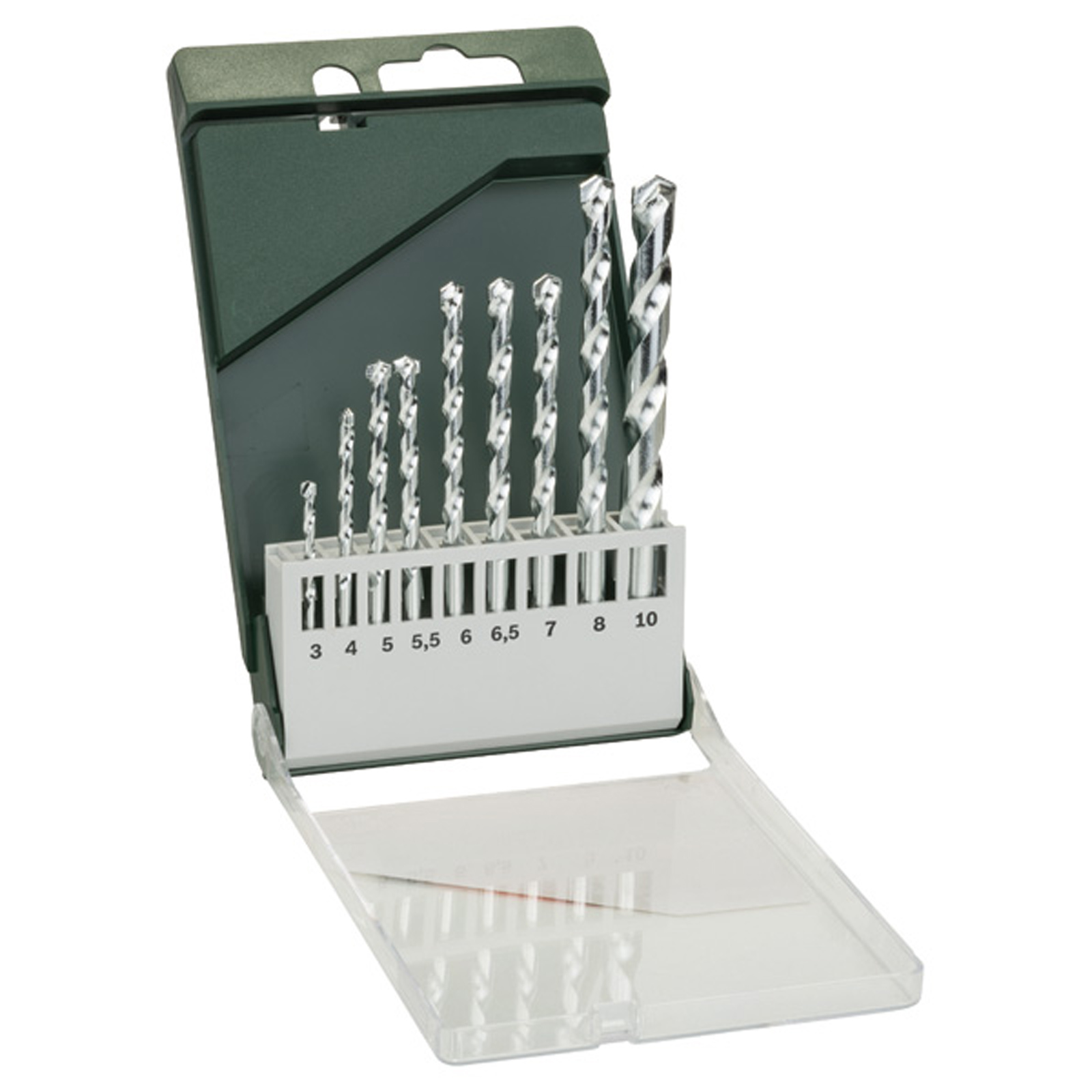 Bosch Steinbohrer-Set: 3x60/4x75/5x85/5,5x85/6x100/6,5x100/7x100/8x120/10x120, 9-tlg. - 2609255463