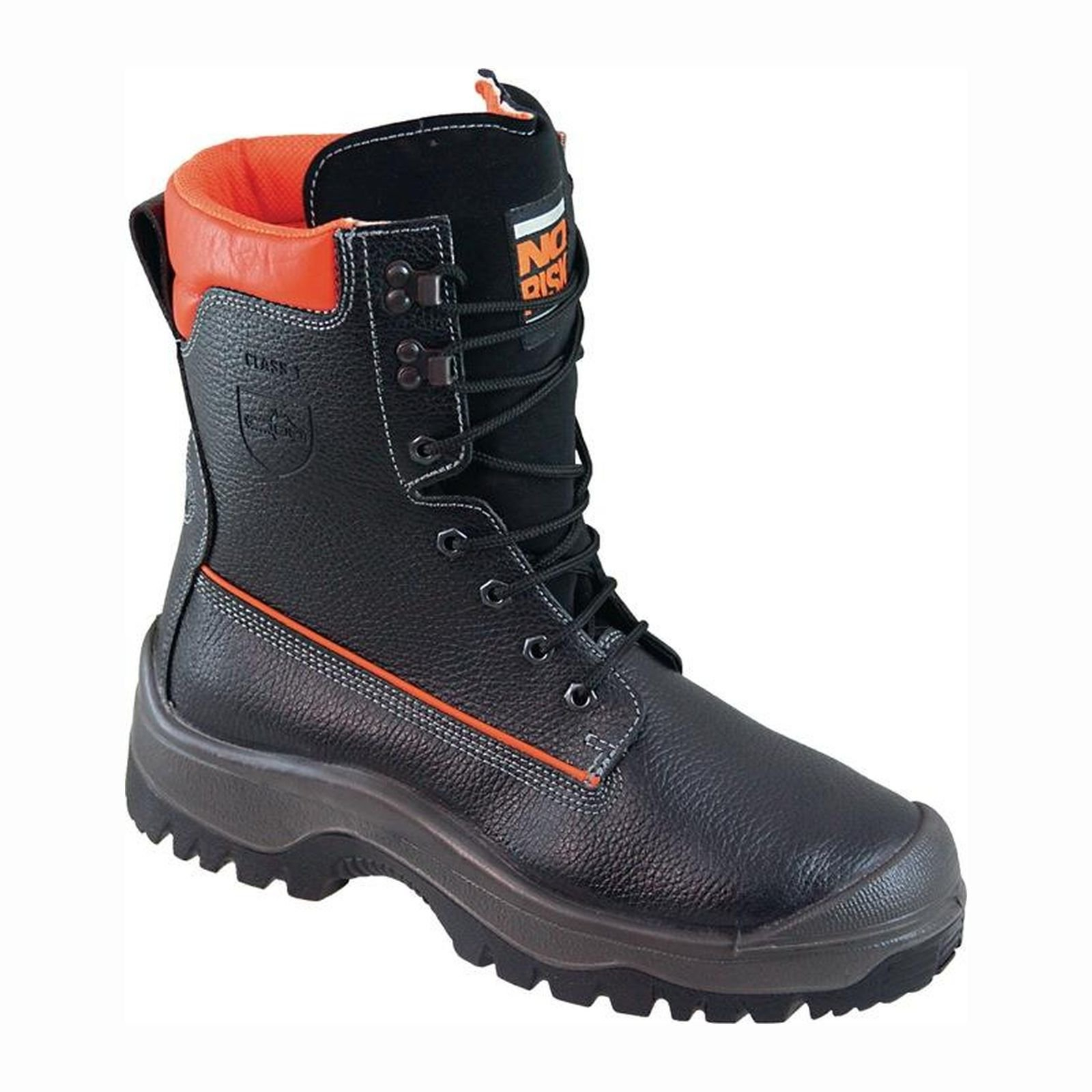 Forstsicherheitsstiefel NoRisk schwarz / orange