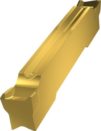 Wendeschneidplatte ISO GL3-D300G02R12-PR:G8330 Breite 3mm PVD beschichtet Gold