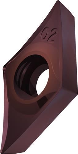 Drehwendeschneidplatte ISO DCGT 070202E-SF3:T8415 D.2,8mm PVD beschichtet
