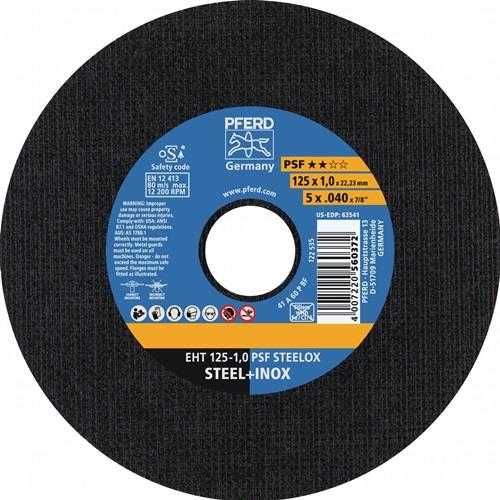 PFERD Trennscheibe PSF STEELOX Ø 125 x 1,6 mm gerade - 61721121
