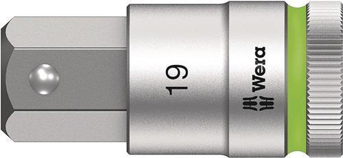 Wera Steckschlüsseleinsatz 8740 C HF 1/2" SW 19 mm Länge 60 mm - 5003829001