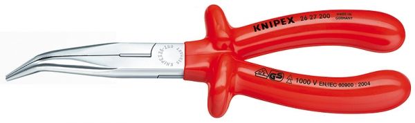 Knipex Flachrundzange mit Schneide - 2627200