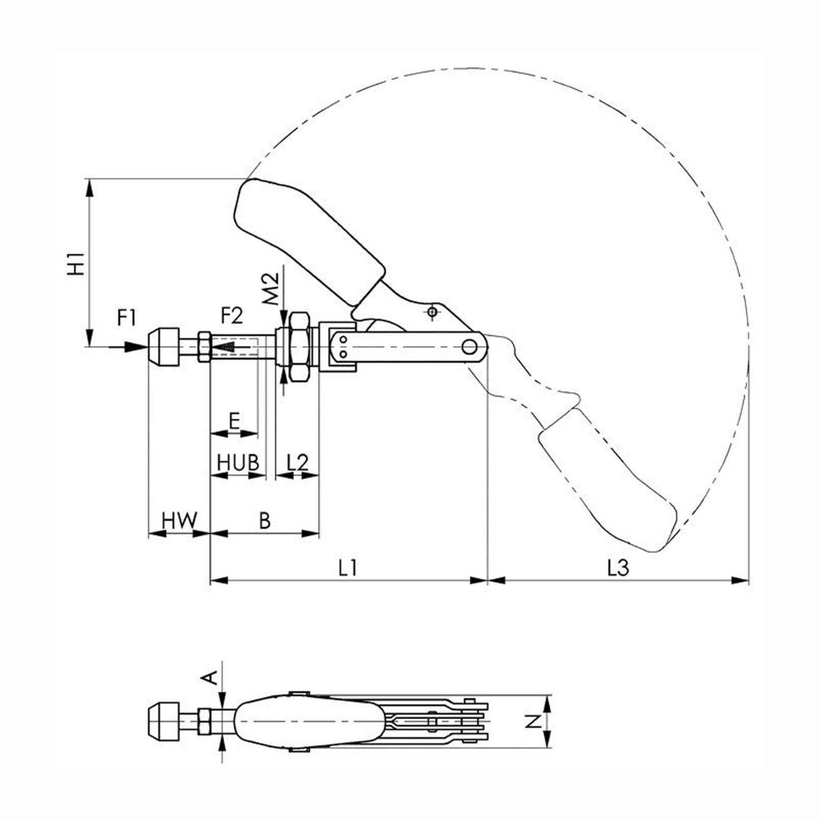 AMF Schubstangenspanner Nr. 6844 Größe 2 - 94300