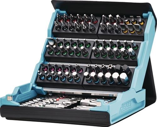 Bitsortiment SmartCase 2200SC-3 96-tlg.Schlitz/PH/PZ/TX/TX m.Zapfen/Innen-6Kt.