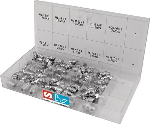 Samoa-Hallbauer Schmiernippelsortiment 80-teilig - 41497