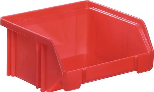 LA-KA-PE Sichtlagerkasten L 85 / 65 x B 105 x H 45 mm rot - LK5 ROT