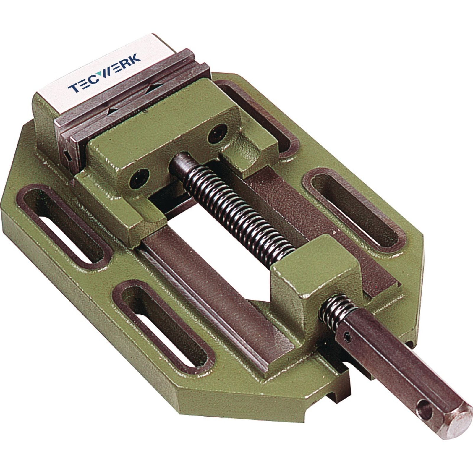 Bohrmaschinenschraubstock Backen-B.80mm Spann-W.70mm TECWERK