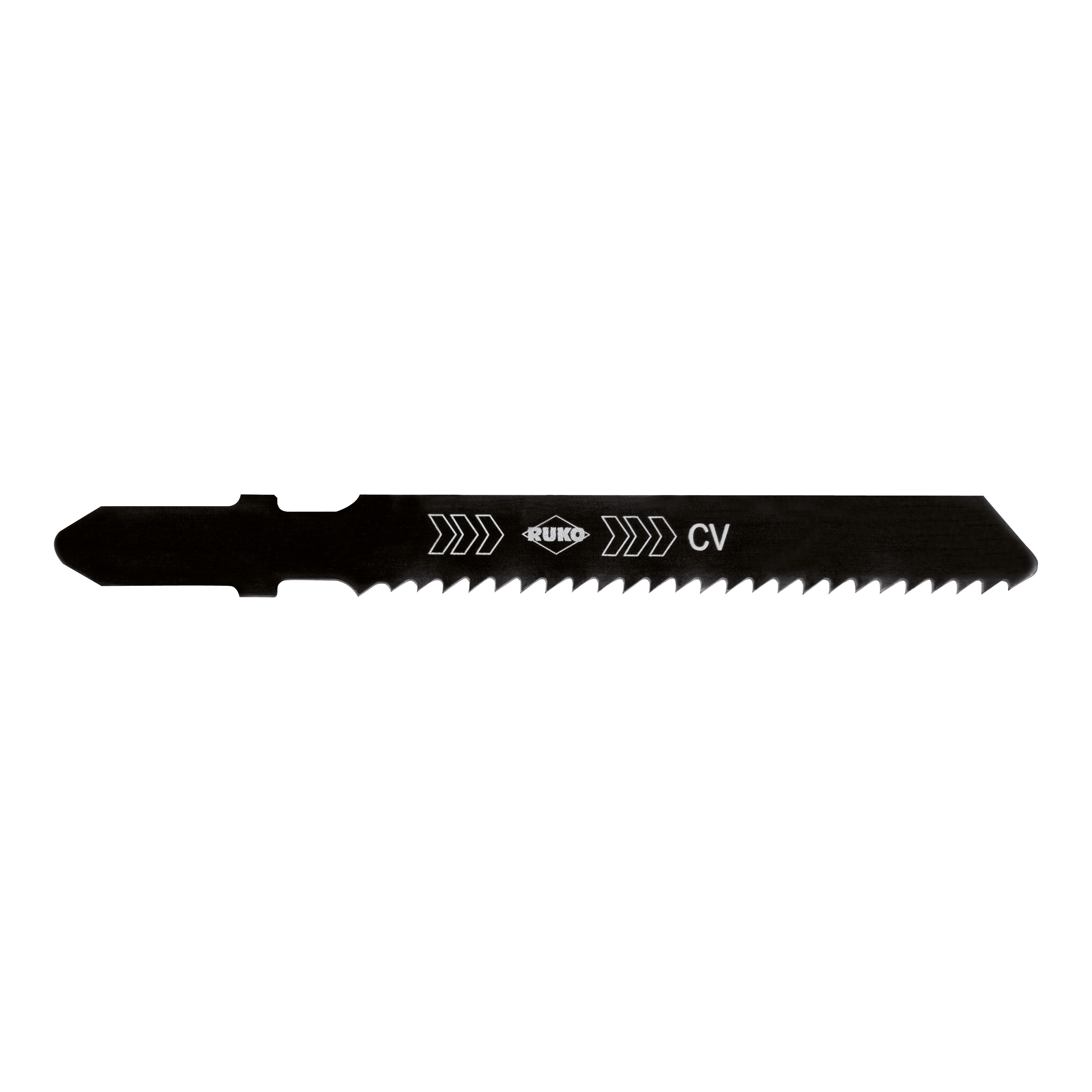 RUKO 5x Stichsägeblatt 8005 HCS schwarz gewellt - 3218005
