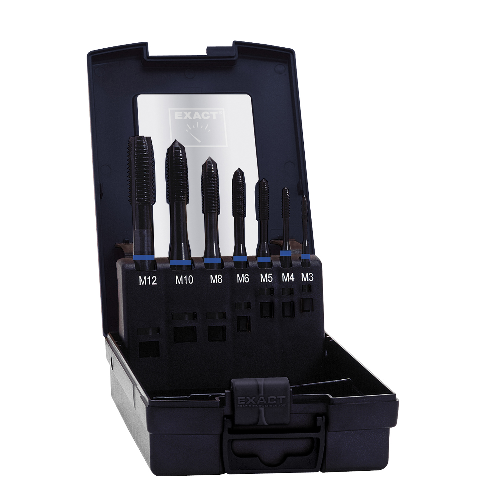 EXACT Maschinengewindebohrer-Satz HSSE / VA M3-M12 Form B - 42305