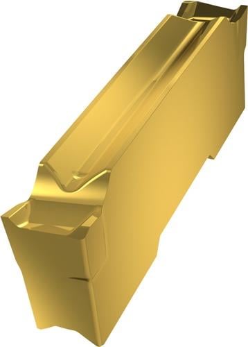 Wendeschneidplatte ISO GL4-D400G02L12-PR:G8330 Breite 4mm PVD beschichtet Gold