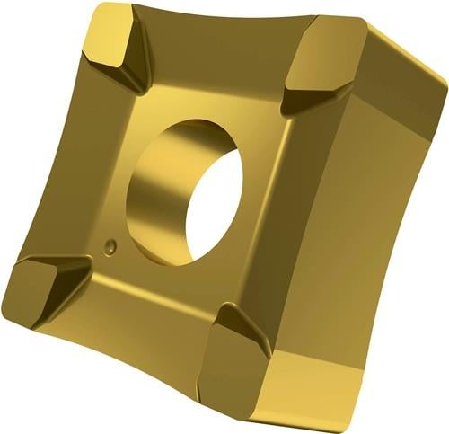 Scarfing-Schneideinsatz ISO SNMX 19-R65:6640 Radius 65mm MT-CVD beschicht. Gold