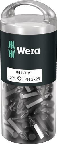 Wera Bitgroßpackung (100 Stk.) 851/1 Z PH 2 Länge 25 mm - 5072441001