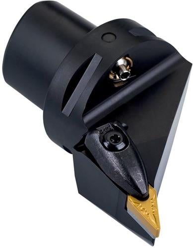 Klemmhalter ISO C4-DVJNL-27062-16 D.40mm m. Polygonkupplung Linkslauf
