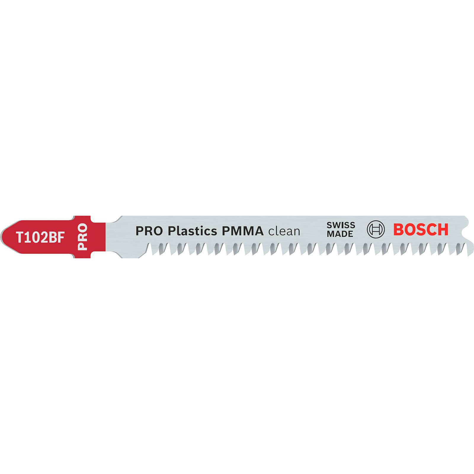 Bosch PRO Plastics PMMA clean T102BF Stichsägeblatt 92 mm 3-tlg. - 2608636780