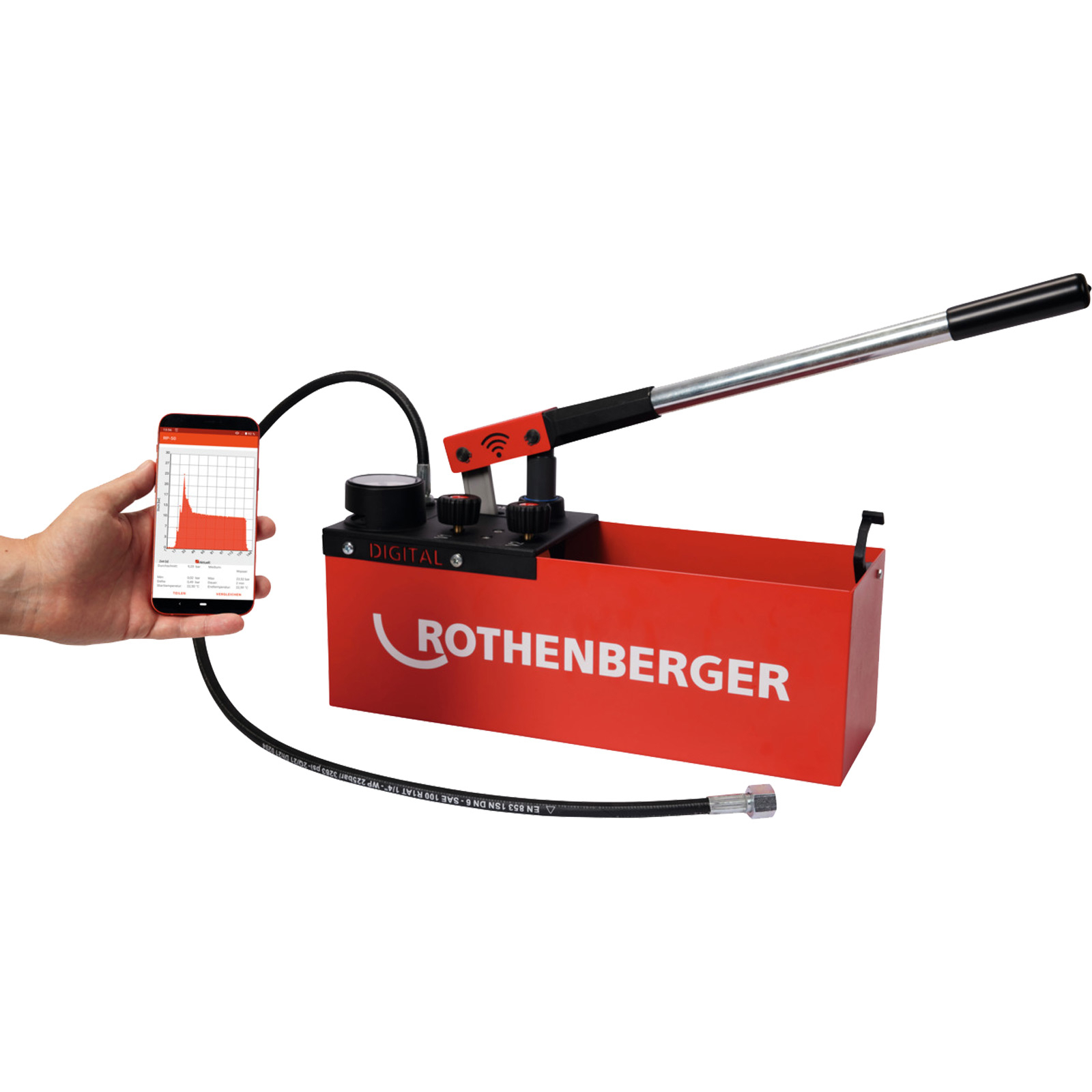 ROTHENBERGER Prüfpumpe RP 50 digital - 1000004000