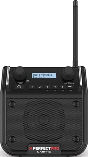 PERFECTPRO Baustellenradio DABPRO 11,1 V 230 V - DPR2