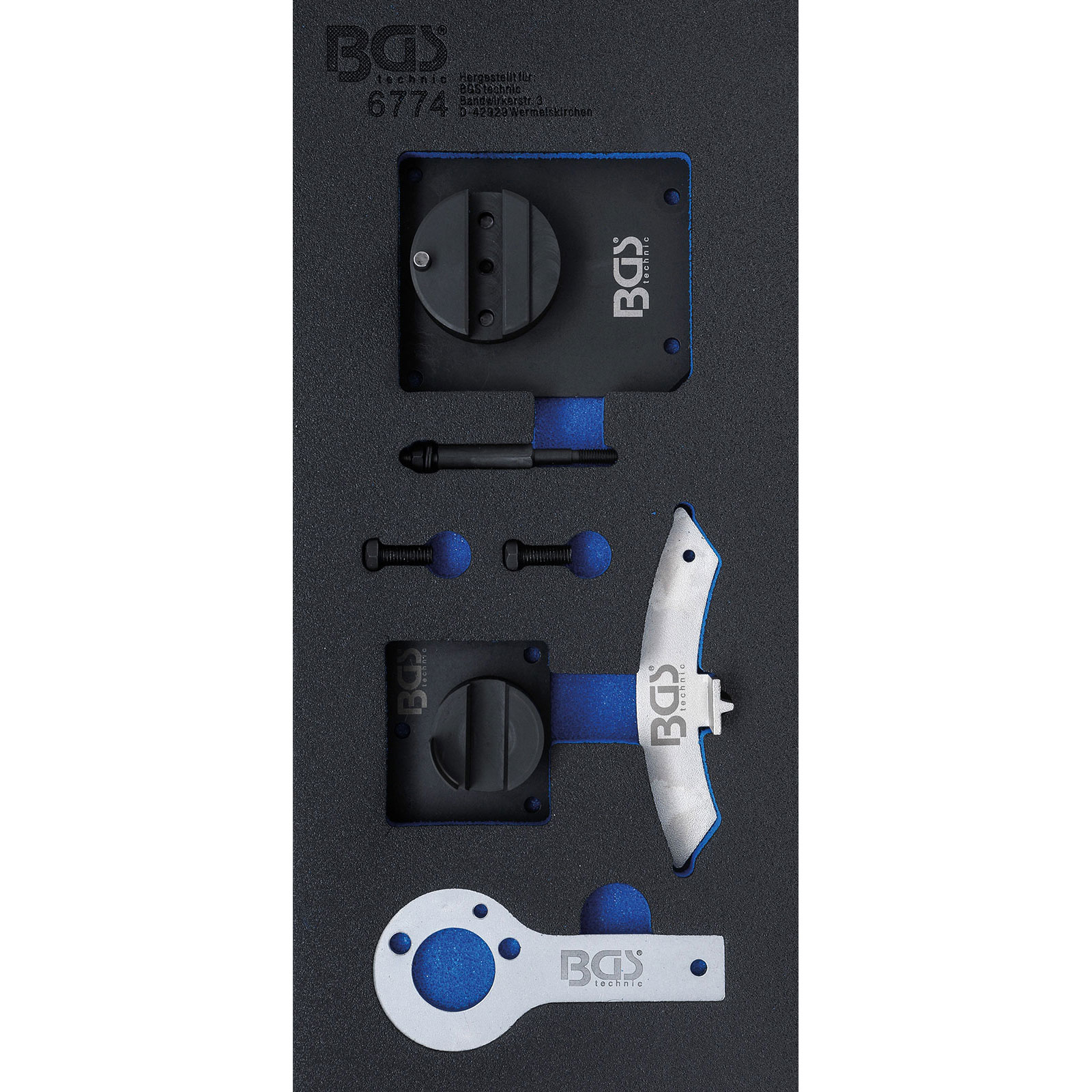 BGS Werkstattwageneinlage 1/3: Motor-Einstellwerkzeug-Satz für Alfa Romeo / Lancia 1.75 - 6774