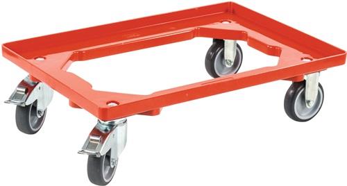 allit Kistenroller Tragfähigkeit 250 kg Gummi-Bereifung - 456868