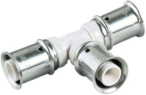 Multitubo Press-T-Stück reduziert aus PPSU 20x16x20mm
