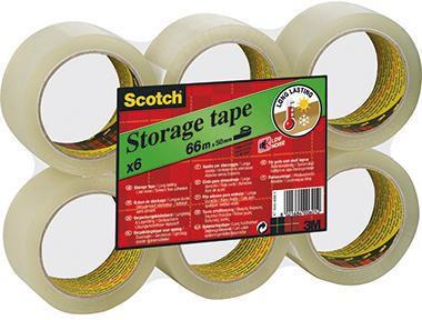 Scotch Packband S5066T6 50mmx66m transparent 6 Rl./Pack.