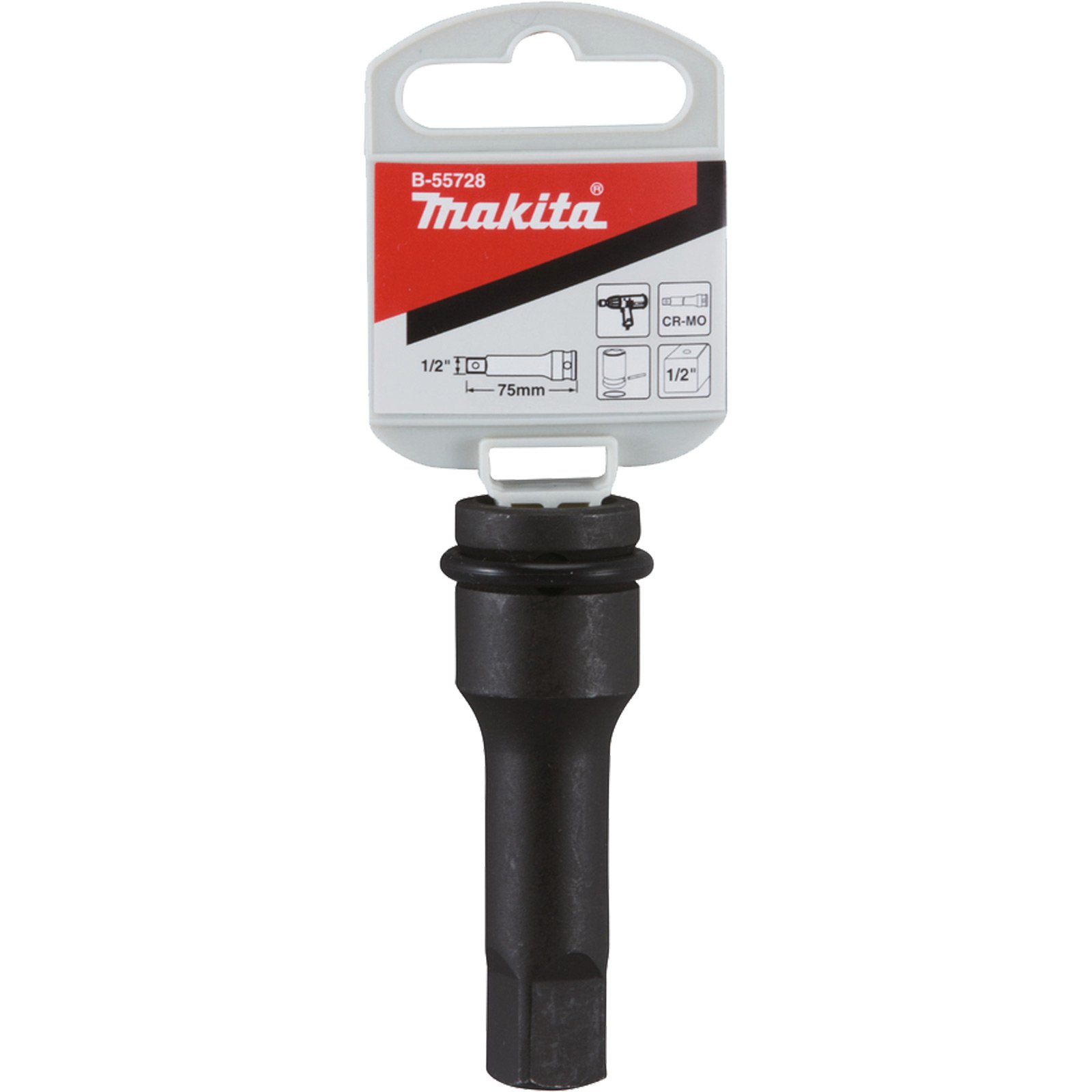 Makita Schlagnuss-Verlängerung 1/2" 75 mm Impact - B-55728