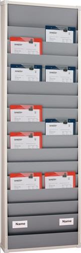 EICHNER Werkstattplaner H1757xB554xT76mm grau 2-reihig - 9019-00878