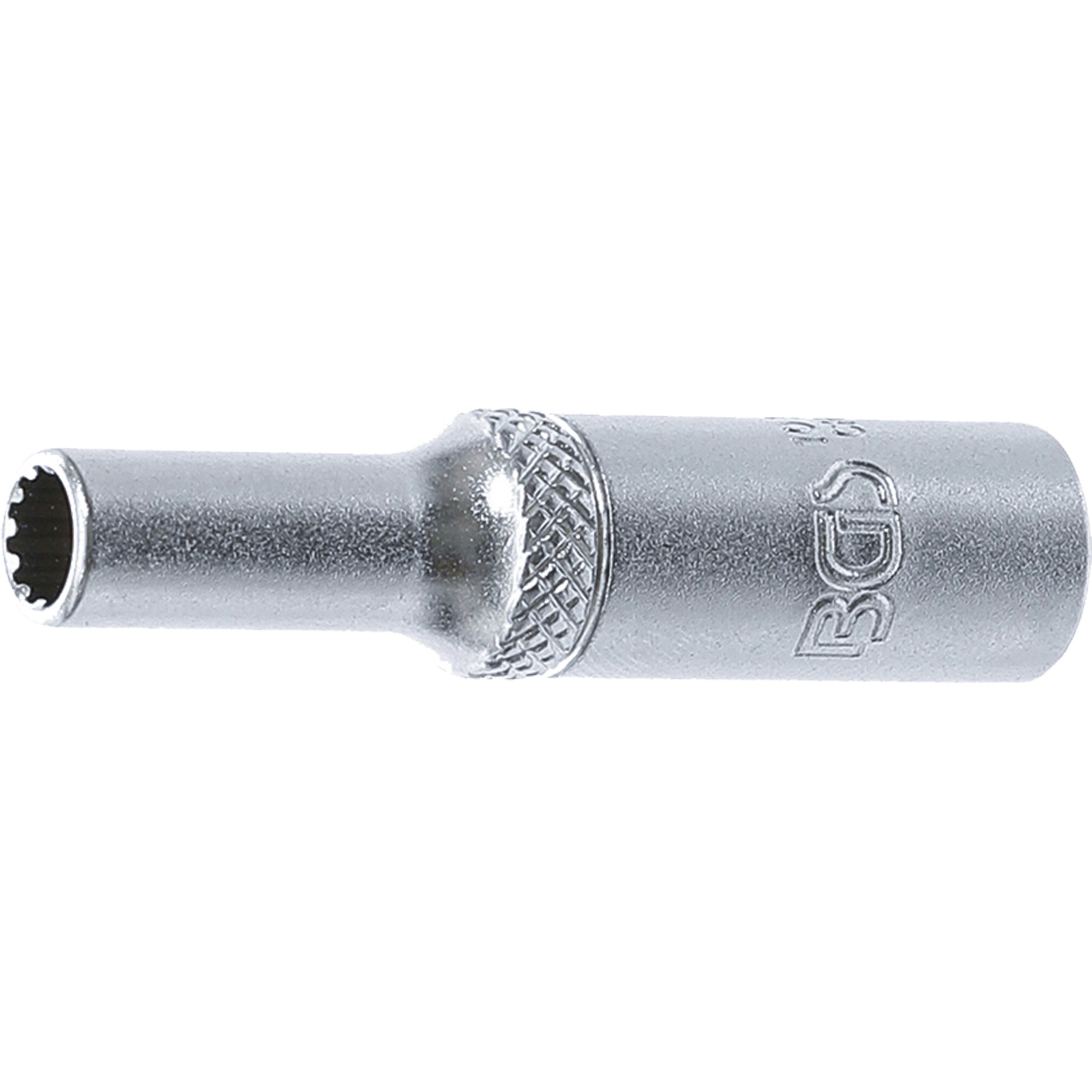 BGS Steckschlüssel-Einsatz Gear Lock tief Antrieb Innenvierkant 6,3 mm (1/4") SW 5 mm - 10155