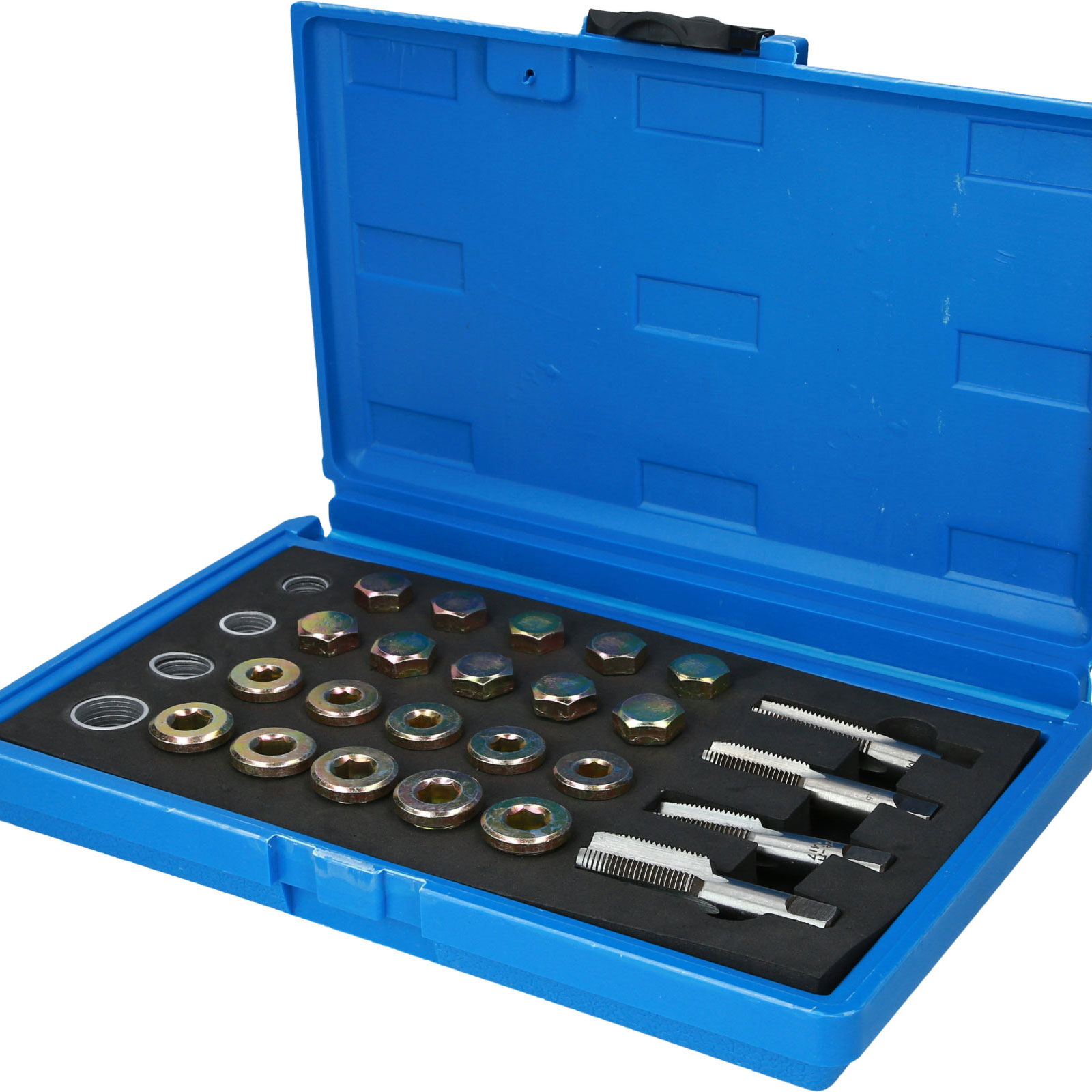 BRILLIANT TOOLS Reparatursatz für Öl-Ablassschrauben-Gewinde 64tlg. - BT711250