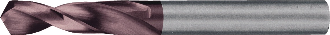 Spiralbohrer DIN 6539 TypN D.1mm VHM TiAlN HA ext.kurz TECWERK
