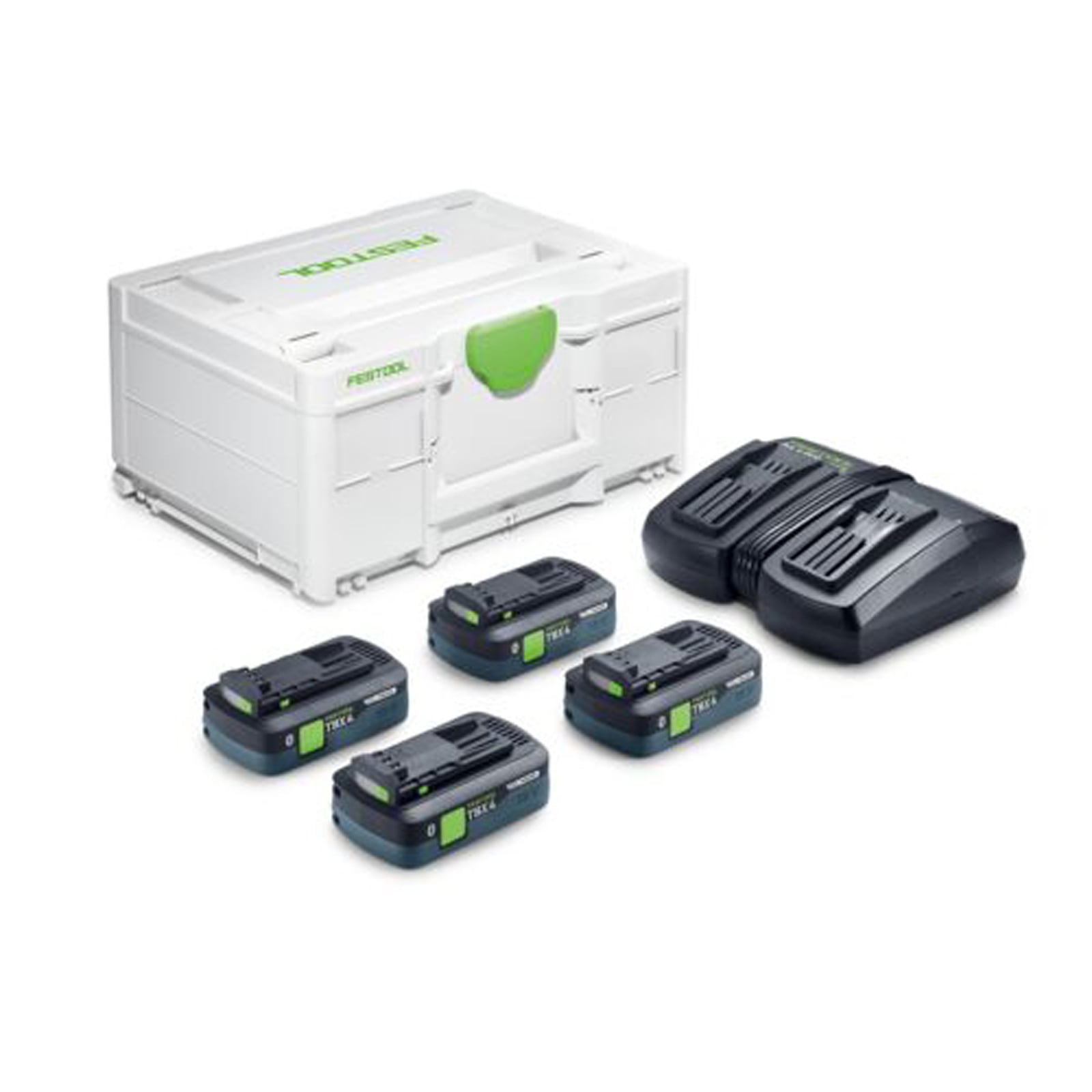 Festool Energie-Set SYS 18V 4xTBX4/TCL6DUO - 578823