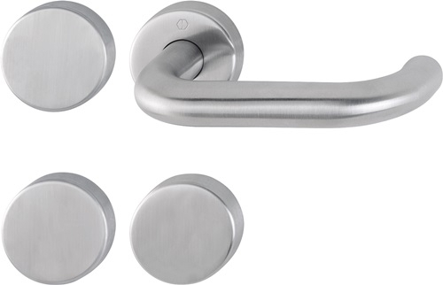 HOPPE FS-Garnitur Paris FS-E138/42H/42HS VA F69 -/D TS 40-65mm UG/bl.rd.DIN L/R - 11665440