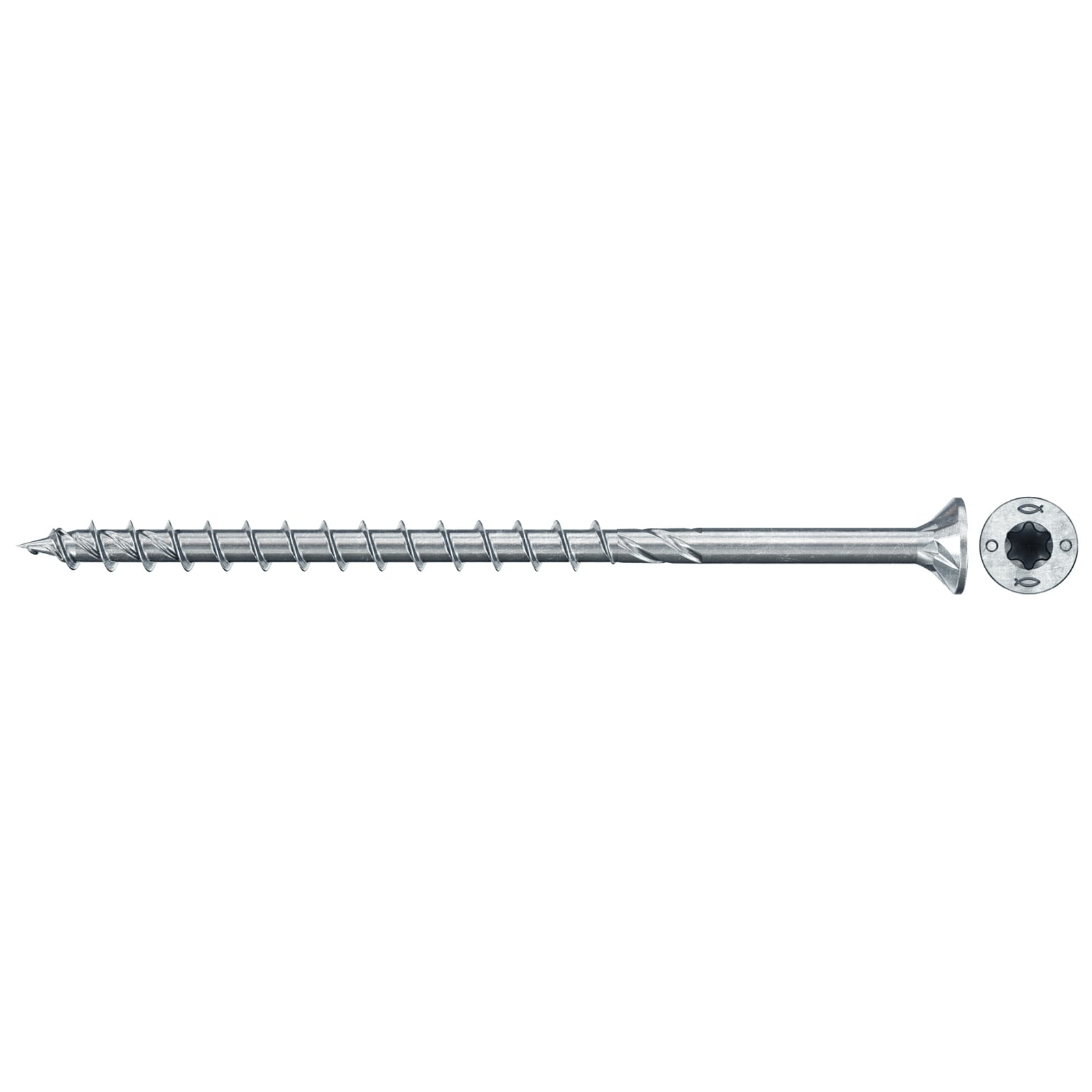 fischer Spanplattenschraube PowerFast FPF II CTP 6,0 x 100 BC 110 Senkkopf TX Antrieb Teilgew. - 577740