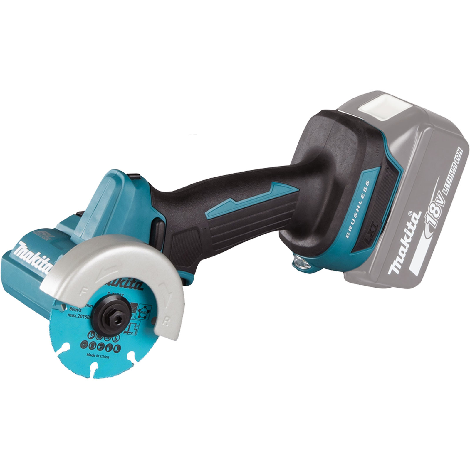 Makita DMC300Z Akku-Winkelschleifer Ø 76 mm 18 V Solo