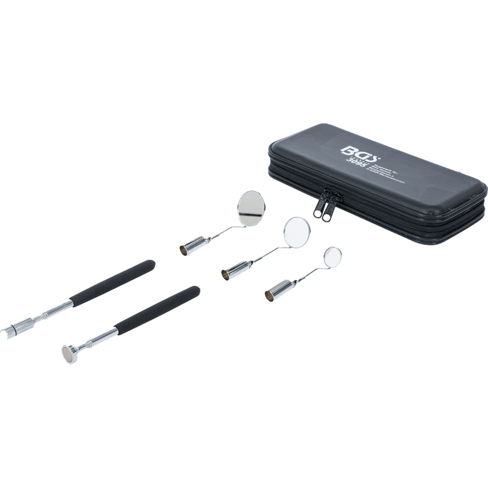 BGS LED-Magnetheber- und Inspektionsspiegel-Satz - 3095