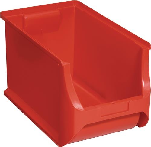 Sichtlagerkasten Profi-Plus L355xB205xH200mm PP rot ALLIT
