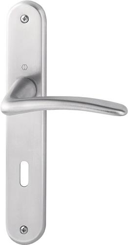 HOPPE Langschildgarnitur Istanbul M171/332P MS F41 OB 72mm DIN L/R - 1869613