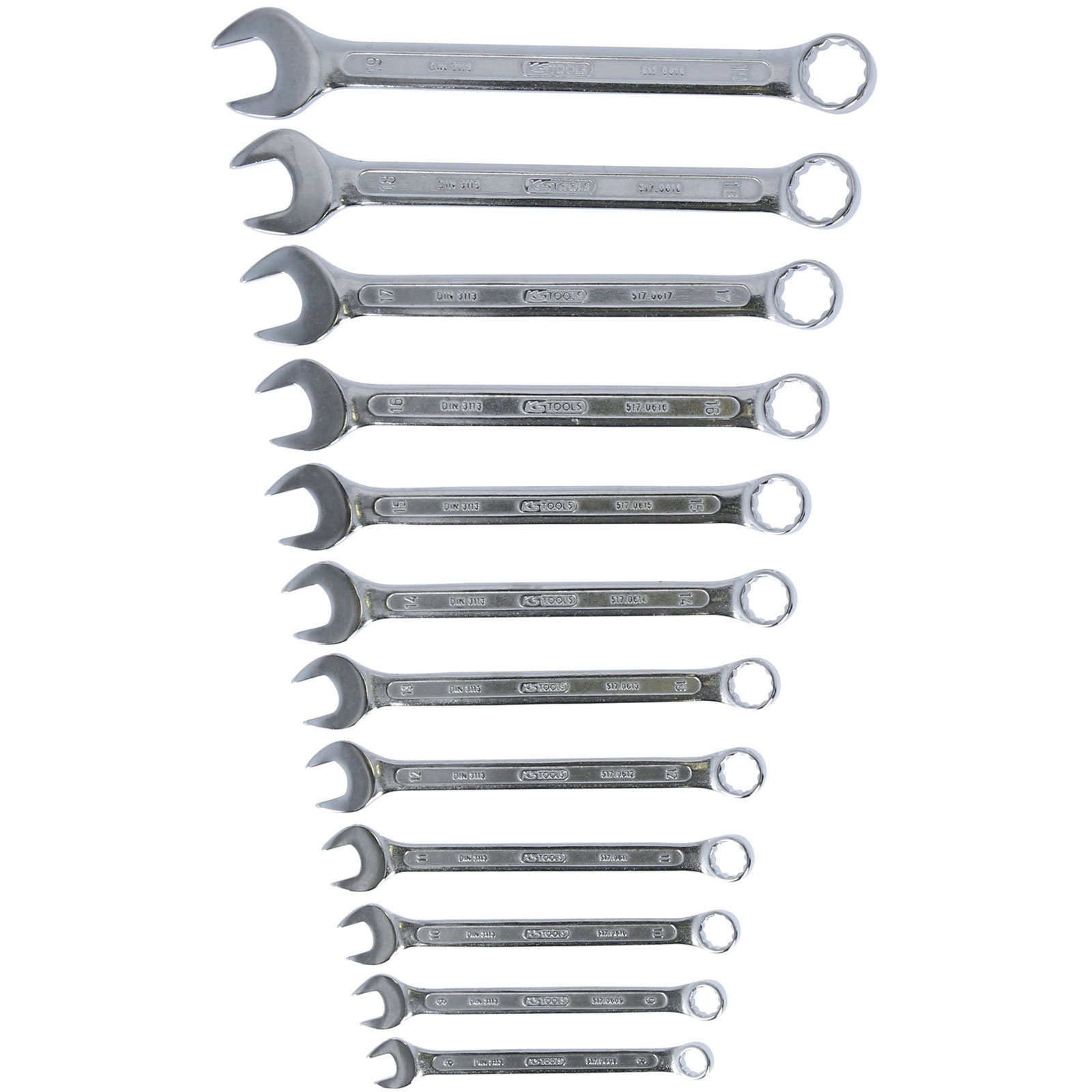 KS TOOLS Ringmaulschlüssel-Satz abgewinkelt 12tlg. 8-19 mm - 517.0052