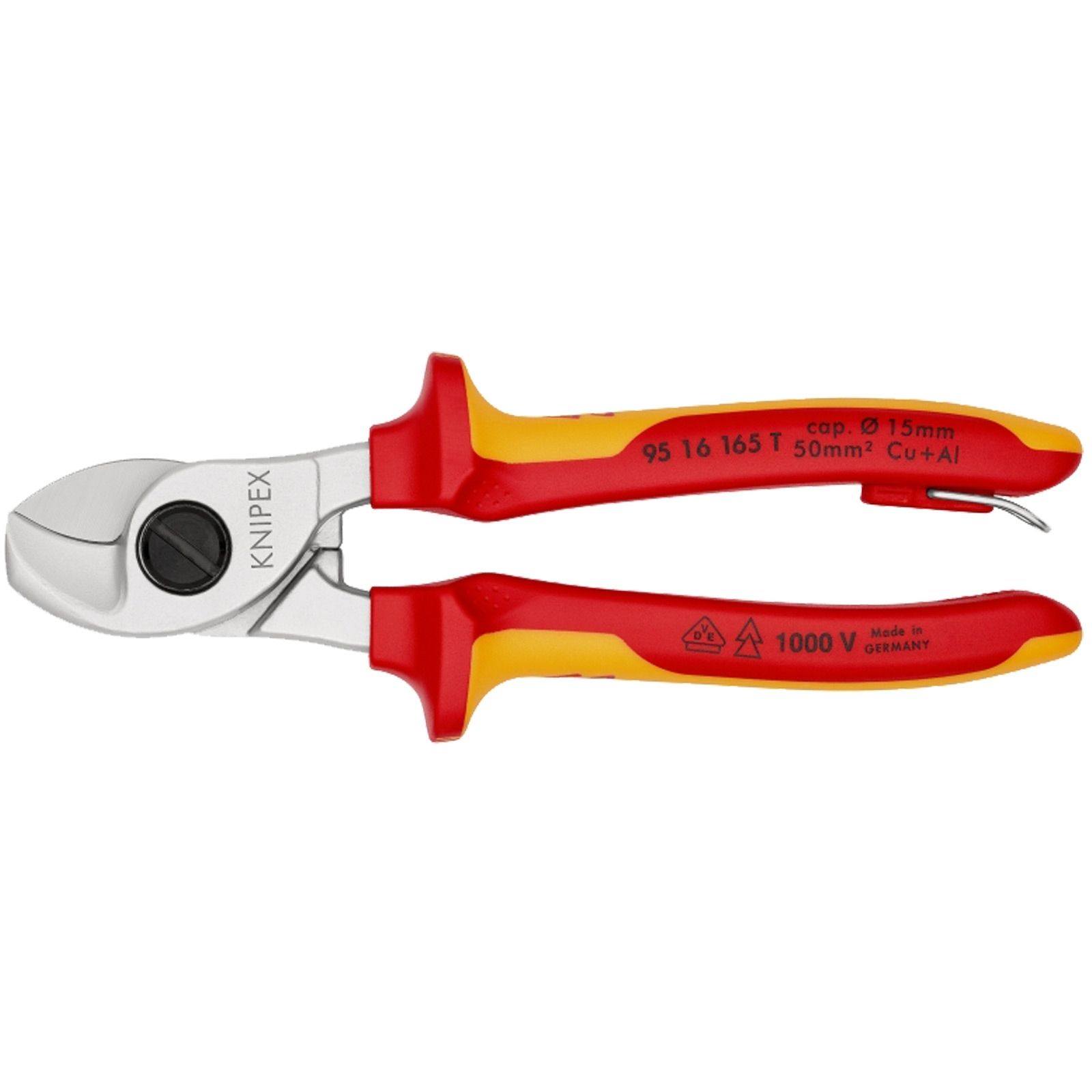 Knipex Kabelschere mit Befestigungsöse - 9516165T