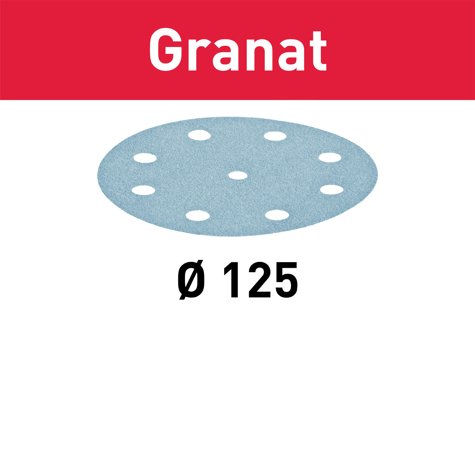 Festool Schleifscheibe STF D125/8 P220 GR/10 Granat - 578165