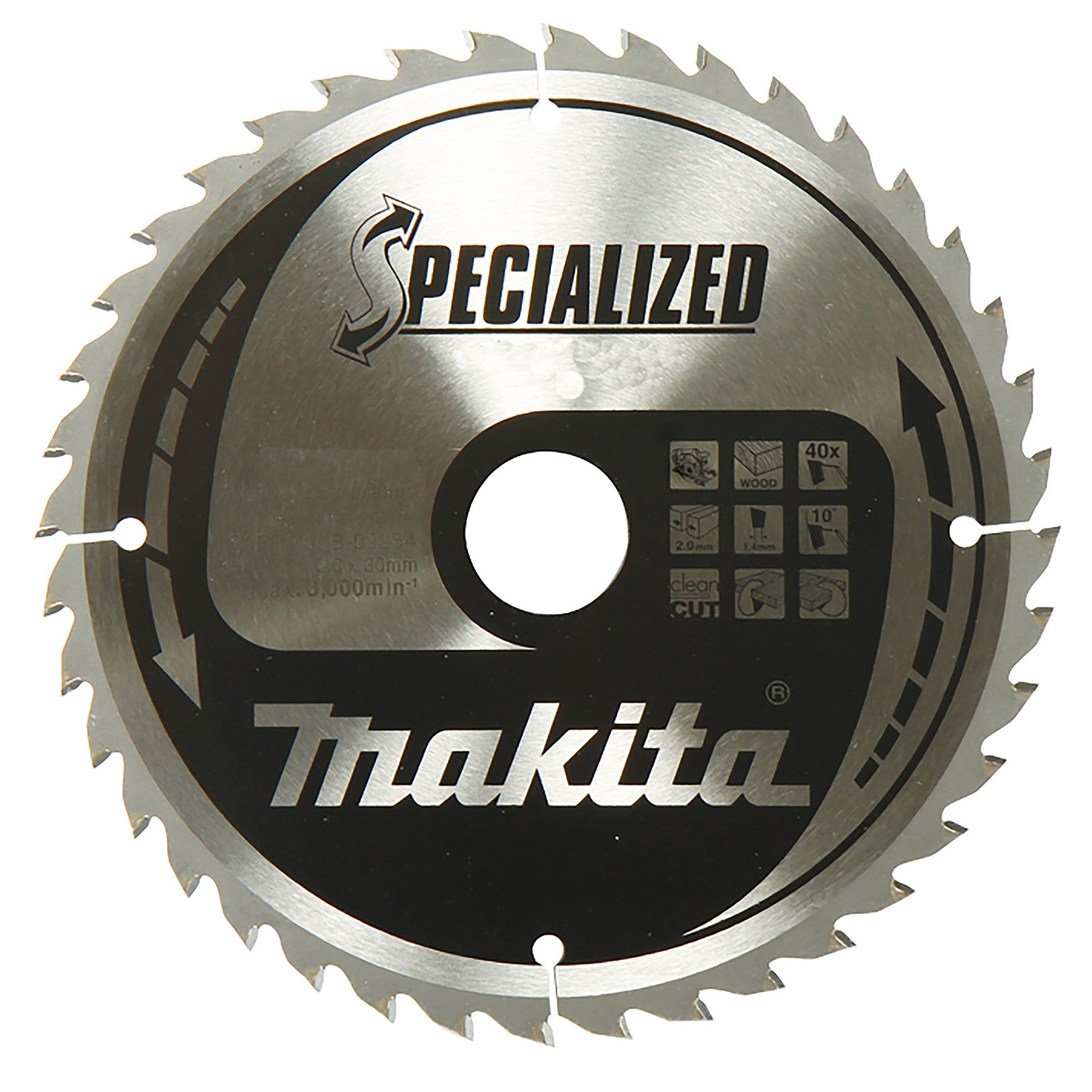 Makita SPECIALIZED Sägeblatt 190x30x44Z - B-54449