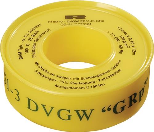 ULITH PTFE Dichtband GRp L12 m B12 mm D0,1 mm - 240063