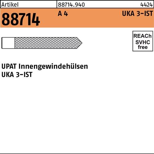 Innengewindehülse R 88714 UKA IST M8 A 4 10 Stück UPAT