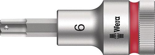 Wera Steckschlüsseleinsatz 8740 C HF 1/2" SW 6 mm Länge 60 mm - 5003822001