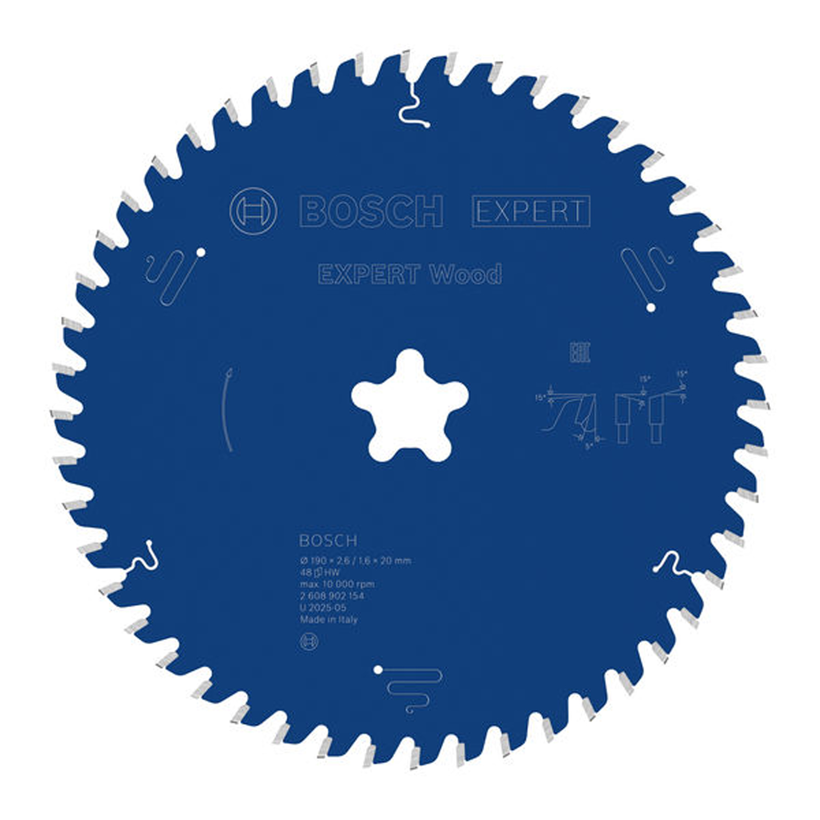 Bosch EXPERT Wood Kreissägeblatt 190x2,4x30 mm Z48 - 2608902154